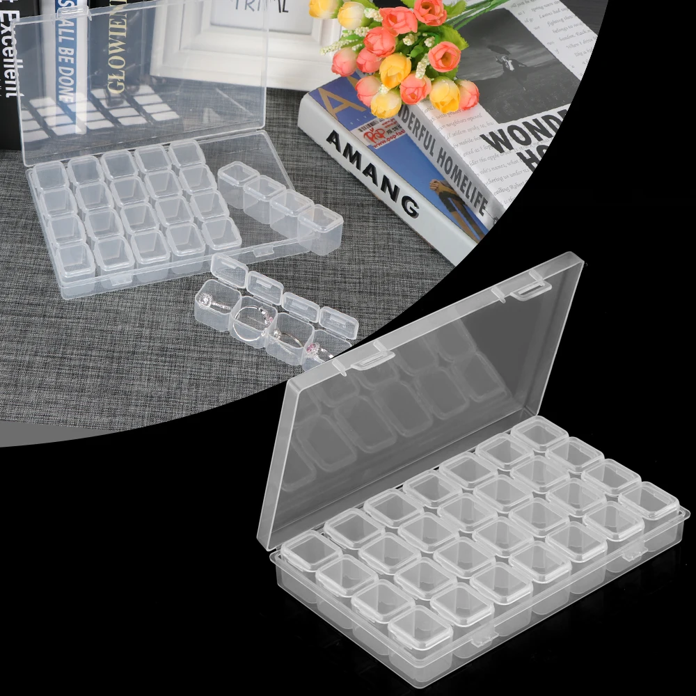 Transparent Diamond Painting Tools Beads Container kits Nail Art Rhinestone Tools Beads Storage Box Case Organizer Holder
Transparent Diamond Painting Tools Beads Container kits Nail Art Rhinestone Tools Beads Storage Box Case Organizer Holder