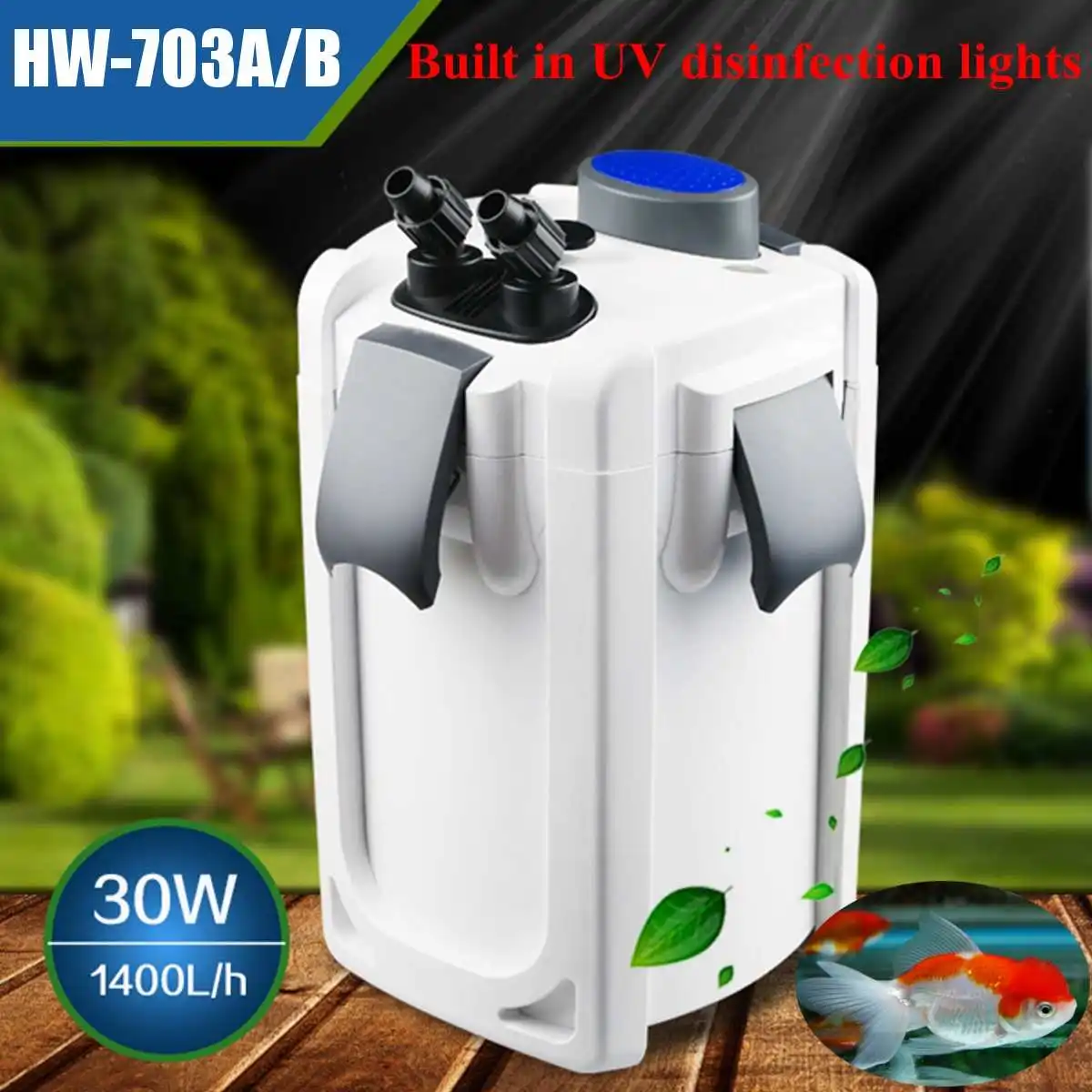 External Filter Ultra-Quiet External Aquarium Filter Bucket HW730 HW 730 Aquarium Pre-filter External Canister Filter
External Filter Ultra-Quiet External Aquarium Filter Bucket HW730 HW 730 Aquarium Pre-filter External Canister Filter