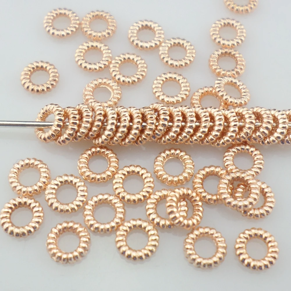 200pcs Alloy Rose Gold Small Round Rings Loose Charm Spacer Beads 4mm Jewelry Findings
200pcs Alloy Rose Gold Small Round Rings Loose Charm Spacer Beads 4mm Jewelry Findings
