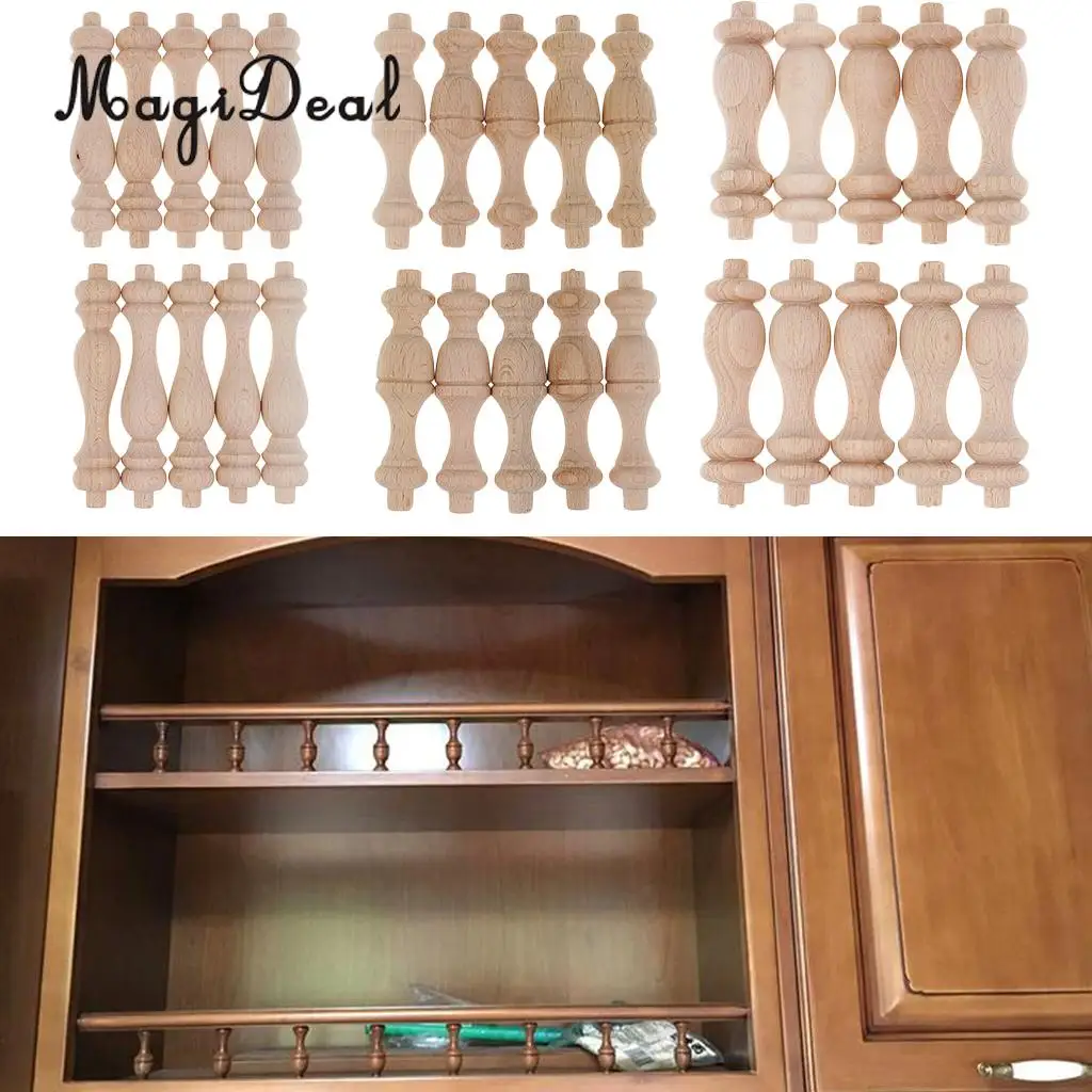 10Pcs European Corridor Bridge Column Wood Fence Beads Lathe Small Applique Handmade Cabinets Home Furniture Decoration Craft
10Pcs European Corridor Bridge Column Wood Fence Beads Lathe Small Applique Handmade Cabinets Home Furniture Decoration Craft