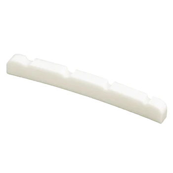 Slotted Curved Bone Bass Nut for 4 Strings PB Precision Jazz Bass, 4.2x3.2x4.6/4.6mm
Slotted Curved Bone Bass Nut for 4 Strings PB Precision Jazz Bass, 4.2x3.2x4.6/4.6mm