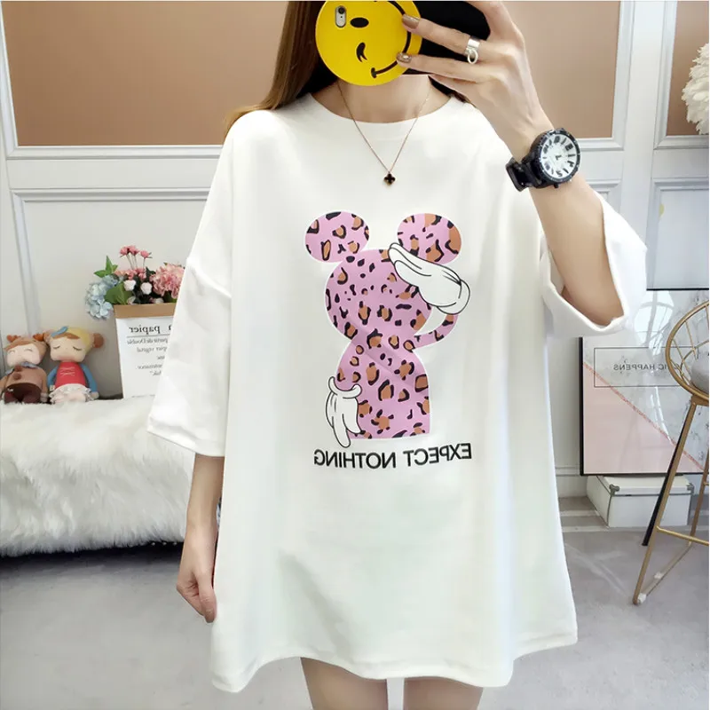 Leopard Print T-shirts Women 80s 90s New Ins Fashion Harajuku cartoon Short-sleeved T Shirt Female Casual tee tops
Leopard Print T-shirts Women 80s 90s New Ins Fashion Harajuku cartoon Short-sleeved T Shirt Female Casual tee tops