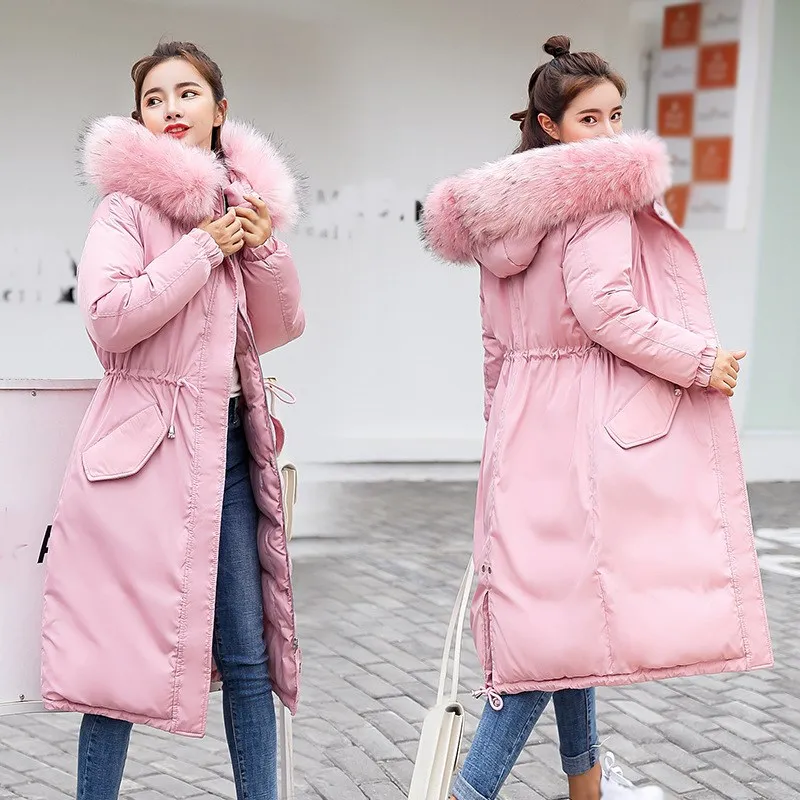 New Fashion Women Long Parka Coat Thick Warm Cotton Padded Coat Ladies Slim Long Sleeve Fur Collar Coat Outwear
New Fashion Women Long Parka Coat Thick Warm Cotton Padded Coat Ladies Slim Long Sleeve Fur Collar Coat Outwear