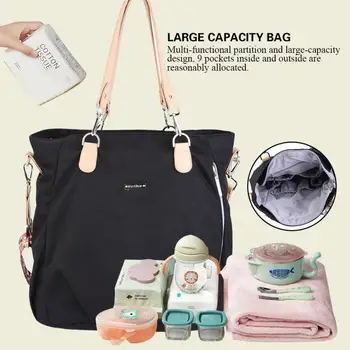 Insular Fashion Large Mommy Shoulder Bag Waterproof Multi-functional partition Travel Diaper Bags for Baby Care Large Mommy Bags 
Insular Fashion Large Mommy Shoulder Bag Waterproof Multi-functional partition Travel Diaper Bags for Baby Care Large Mommy Bags