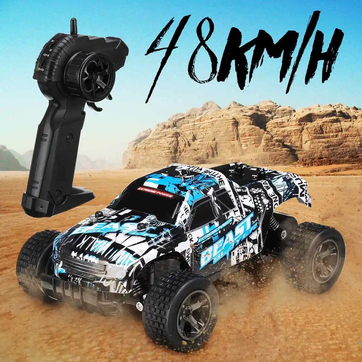 RC Car 2.4G Rock Crawlers Driving Car Drive Bigfoot Car Remote Control Car Model Off Road Vehicle Toy 1:16 2WD
RC Car 2.4G Rock Crawlers Driving Car Drive Bigfoot Car Remote Control Car Model Off Road Vehicle Toy 1:16 2WD