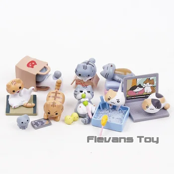Japan Game Cartoon Kawaii Neko Atsume Nekono Kyuujitsu 2 Cats Kitty Mini PVC Figures Toys Dolls 8pcs/set
Japan Game Cartoon Kawaii Neko Atsume Nekono Kyuujitsu 2 Cats Kitty Mini PVC Figures Toys Dolls 8pcs/set
