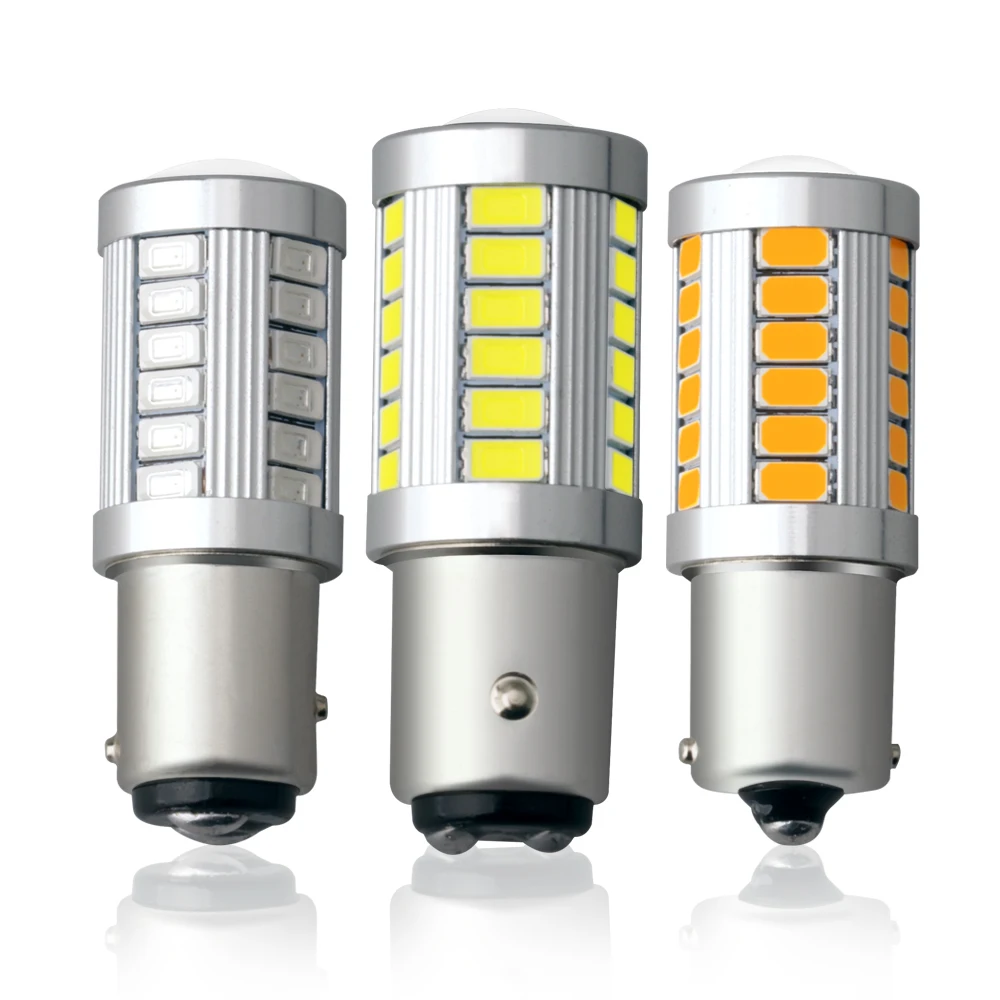 1piece 1156 BA15S P21W 33 led 5630 5730 smd Car Tail Bulb Brake Lights auto Reverse Lamp Daytime Running Light red white yellow
1piece 1156 BA15S P21W 33 led 5630 5730 smd Car Tail Bulb Brake Lights auto Reverse Lamp Daytime Running Light red white yellow