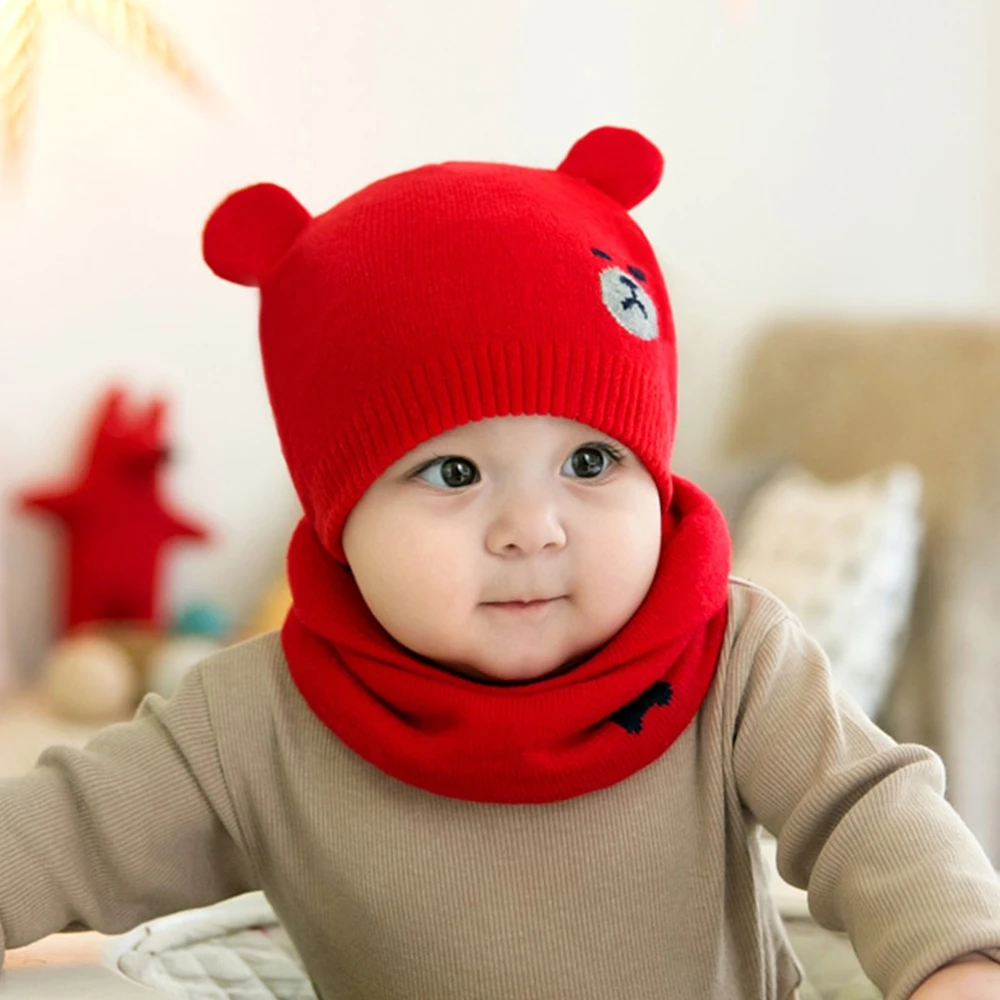 2 Pcs Autumn Winter Newborn Baby Knit Hat Scarf Set Cartoon Bear Cap Kids Boys Girls Winter Warm Beanie Hat Scarf Set
2 Pcs Autumn Winter Newborn Baby Knit Hat Scarf Set Cartoon Bear Cap Kids Boys Girls Winter Warm Beanie Hat Scarf Set