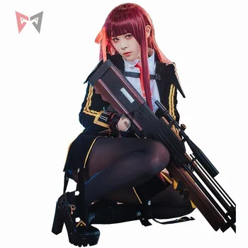 New Girls' Frontline cosplay costume Walter WA2000 cos fashion wig tie glove uniform clothing for girl women anime set
New Girls' Frontline cosplay costume Walter WA2000 cos fashion wig tie glove uniform clothing for girl women anime set