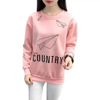 Women Long Sleeve Sweatshirt Soft Casual Cute Daily Pullover Tops O-Neck Bottoming Clothes
Women Long Sleeve Sweatshirt Soft Casual Cute Daily Pullover Tops O-Neck Bottoming Clothes