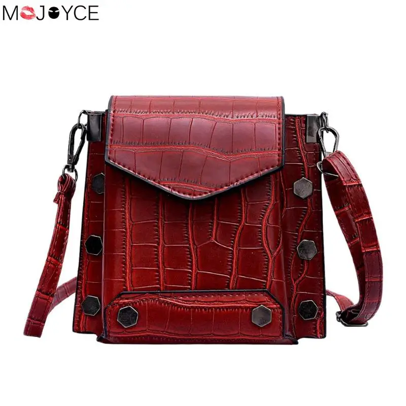 Fashion Rivet Stone Pattern Leather Handbags Women Casual Crossbody Bag Female Messenger Shoulder Bag PU Bolsa Feminina
Fashion Rivet Stone Pattern Leather Handbags Women Casual Crossbody Bag Female Messenger Shoulder Bag PU Bolsa Feminina