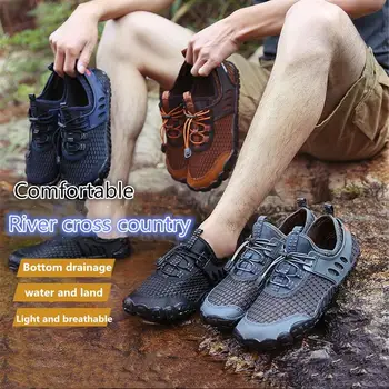 Mounchain Men Breathable Aqua Shoes Flat Footwear Outdoor Seaside Elastic Upstream Light Water Shoes Non-Slip Sneakers
Mounchain Men Breathable Aqua Shoes Flat Footwear Outdoor Seaside Elastic Upstream Light Water Shoes Non-Slip Sneakers