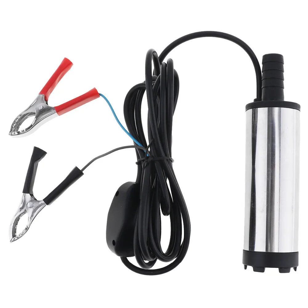 DC 12V 38MM Aluminium Alloy Portable Auto Car Electric Submersible Pump Fuel Water Oil Barrel Pump Tool With 2 Alligator Clips
DC 12V 38MM Aluminium Alloy Portable Auto Car Electric Submersible Pump Fuel Water Oil Barrel Pump Tool With 2 Alligator Clips