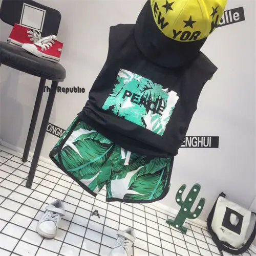 Pudcoco Boy Set 1Y-6Y 2PCS Baby Kid Boy Clothes Cotton Summer Floral Top Tank+Shorts Pant Beach Outfit
Pudcoco Boy Set 1Y-6Y 2PCS Baby Kid Boy Clothes Cotton Summer Floral Top Tank+Shorts Pant Beach Outfit