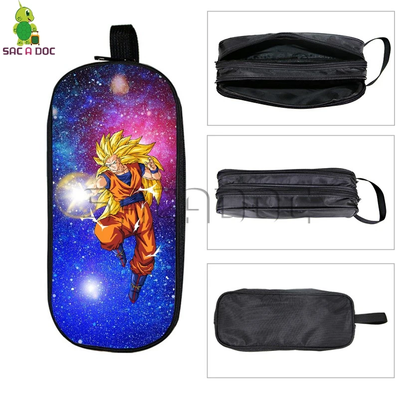 Dragon Ball Galaxy Cosmetic Bags Super Saiyan Goku Black Goku Double Layer Pencil Box for Teenage Boys Girls Large Makeup Bags
Dragon Ball Galaxy Cosmetic Bags Super Saiyan Goku Black Goku Double Layer Pencil Box for Teenage Boys Girls Large Makeup Bags