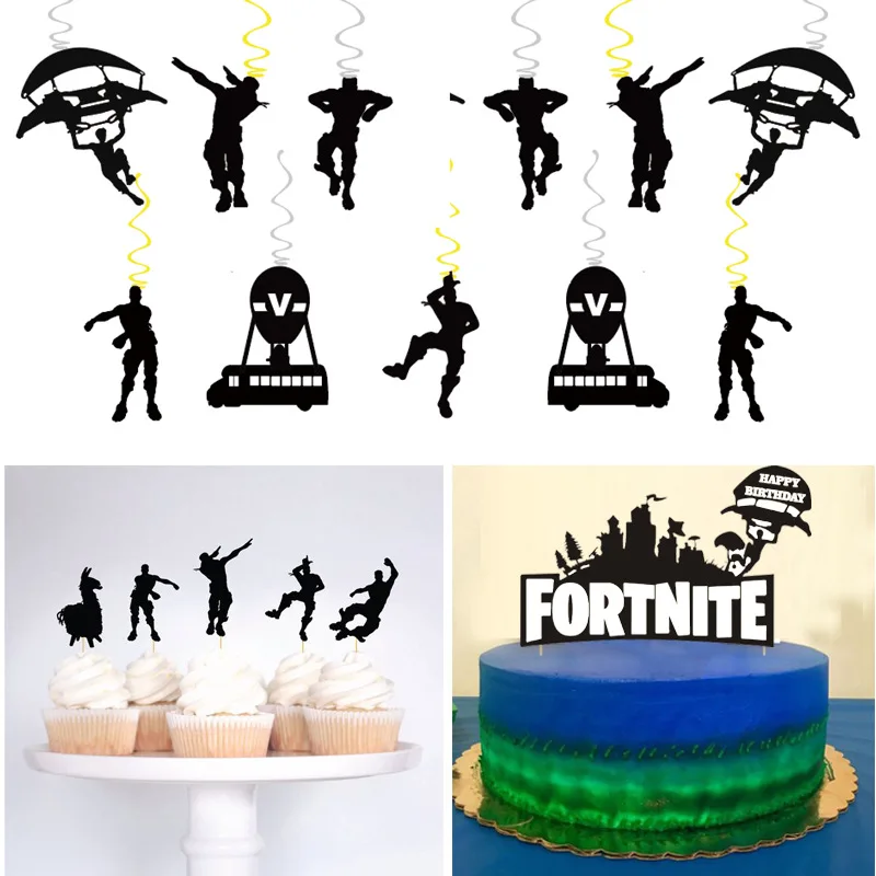 Game Theme Decoration Birthday Party Banners Black Silhouette Spiral Pendant Game Cake Insert Topper Party Favors
Game Theme Decoration Birthday Party Banners Black Silhouette Spiral Pendant Game Cake Insert Topper Party Favors