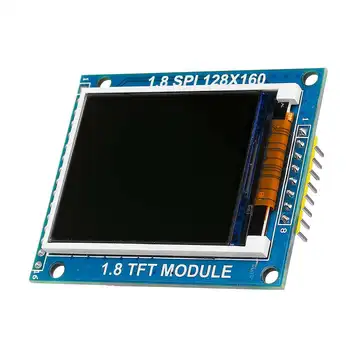 CLAITE TFT LCD Module 1.8 Inch 3.2V/5V 128*160 ILI9163/ST7735 With PCB Baseboard SPI Serial Port
CLAITE TFT LCD Module 1.8 Inch 3.2V/5V 128*160 ILI9163/ST7735 With PCB Baseboard SPI Serial Port