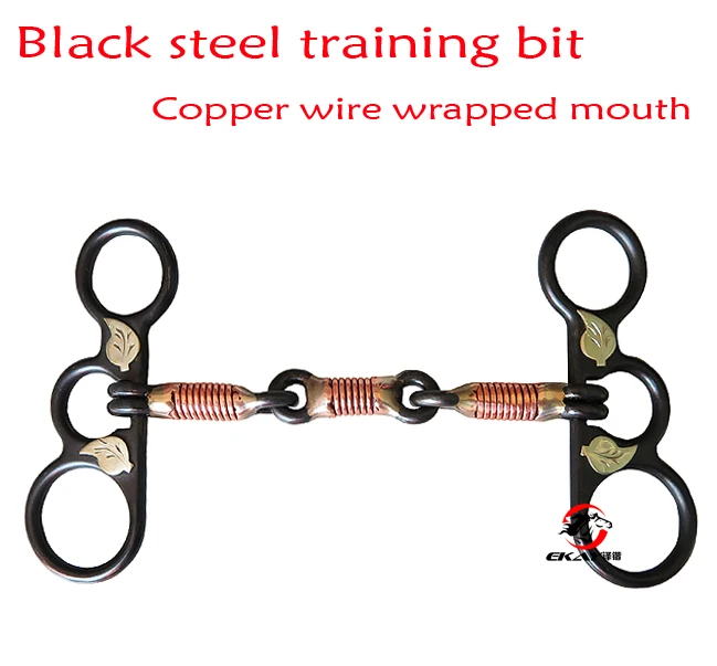 Free shipping,black steel horse training bit. Copper wire wrapped mouth .Western bit(BT1154)
Free shipping,black steel horse training bit. Copper wire wrapped mouth .Western bit(BT1154)