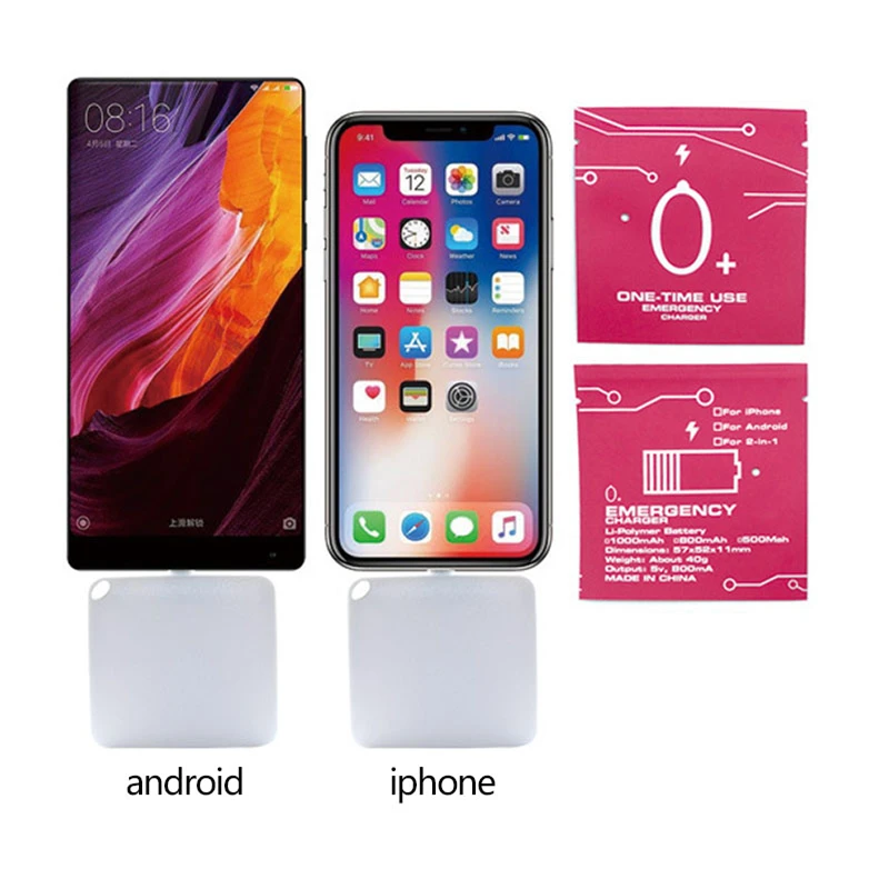 Disposible Mini Power Bank 1000mah Portable Charger Emergency Power Supply One Time Use Charger External Battery Bank Powerbank
Disposible Mini Power Bank 1000mah Portable Charger Emergency Power Supply One Time Use Charger External Battery Bank Powerbank