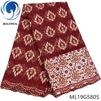 BEAUTIFICAL african guipure lace fabric for dresses polyester nigerian lace cord fabric 2019 ML19G58
BEAUTIFICAL african guipure lace fabric for dresses polyester nigerian lace cord fabric 2019 ML19G58