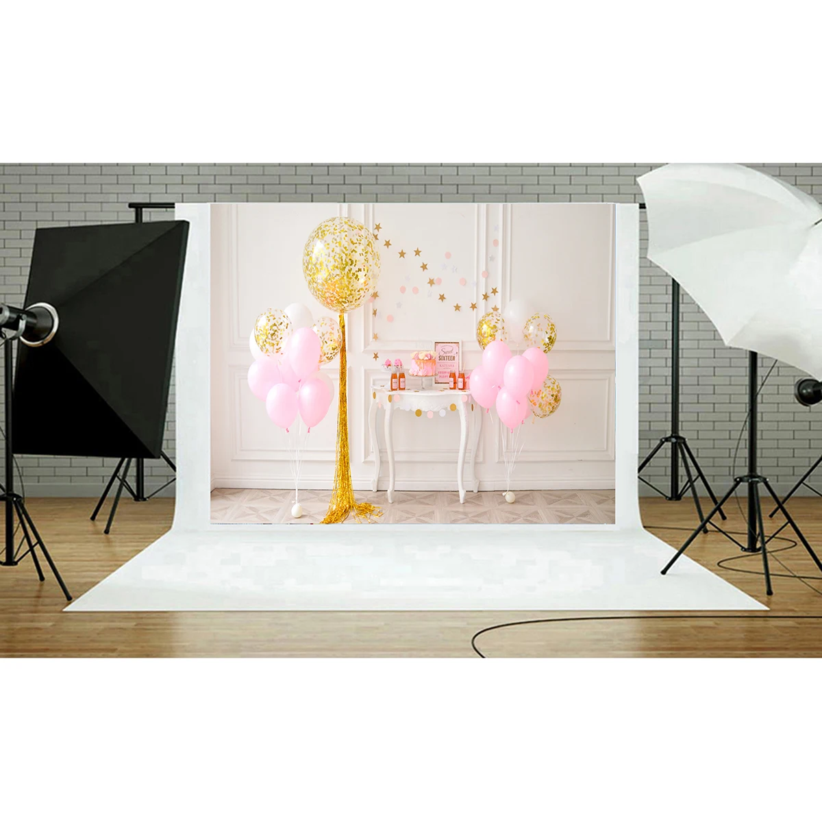 "Sweet Sixteen" Birthday Party Backdrop Photography Photo Studio 3D Background Cloth For Maiden Girls Female Photodrops 90x150cm
"Sweet Sixteen" Birthday Party Backdrop Photography Photo Studio 3D Background Cloth For Maiden Girls Female Photodrops 90x150cm