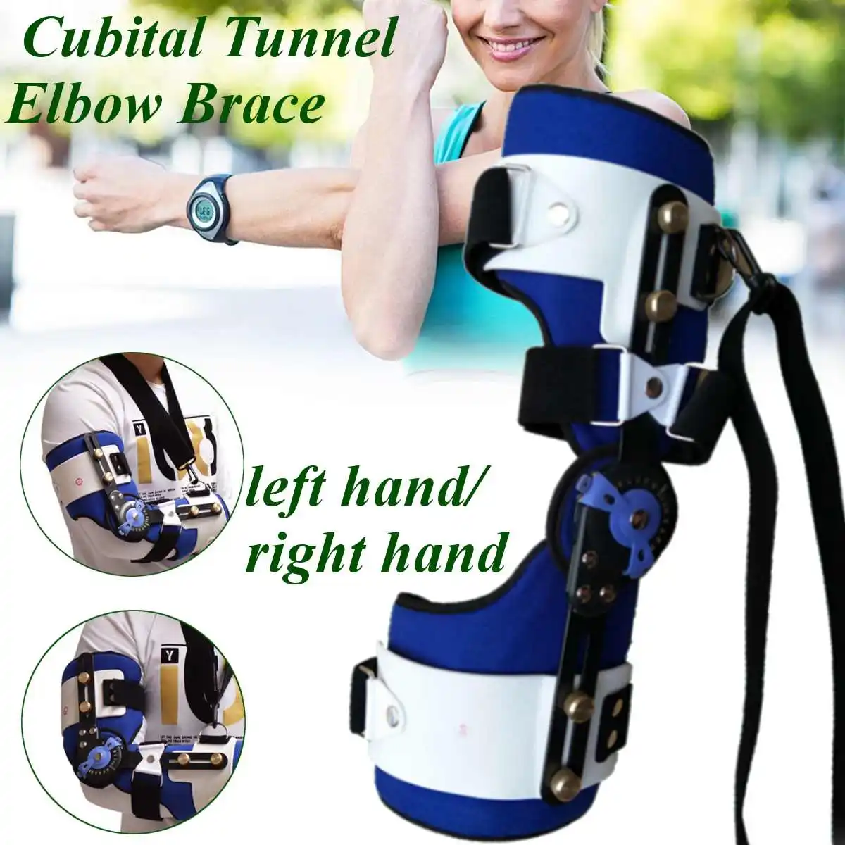 Left/Right Elbow Joint Brace Support Joint Fixation Brace Arm Splint Guard Sprain Orthosis Fractures Ligament Damage Repairer
Left/Right Elbow Joint Brace Support Joint Fixation Brace Arm Splint Guard Sprain Orthosis Fractures Ligament Damage Repairer