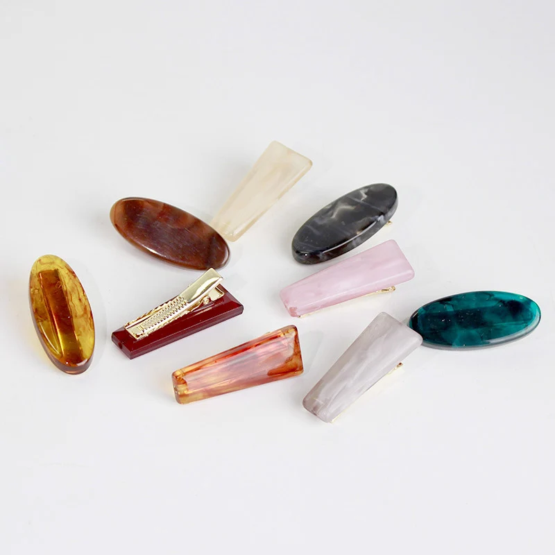 New Fashion Korea Pink Transparent Hairpins Vintage Geometric Oval Hair Clips Women's Hair Accessories
New Fashion Korea Pink Transparent Hairpins Vintage Geometric Oval Hair Clips Women's Hair Accessories