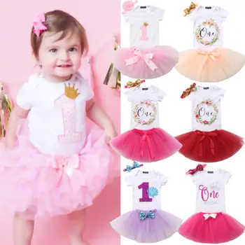 0-12M Infant Baby Girl Floral Romper+Tutu Skirt Outfit 1st Birthday Party Clothes
0-12M Infant Baby Girl Floral Romper+Tutu Skirt Outfit 1st Birthday Party Clothes