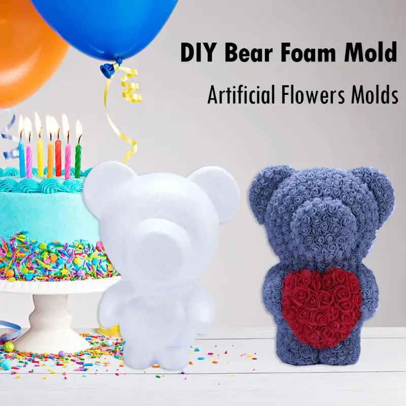 20/25/35CM Polystyrene Styrofoam White Foam Bear Mold Artificial Flower Rose Teddy Valentine's Day Gifts Party Wedding Decor
20/25/35CM Polystyrene Styrofoam White Foam Bear Mold Artificial Flower Rose Teddy Valentine's Day Gifts Party Wedding Decor