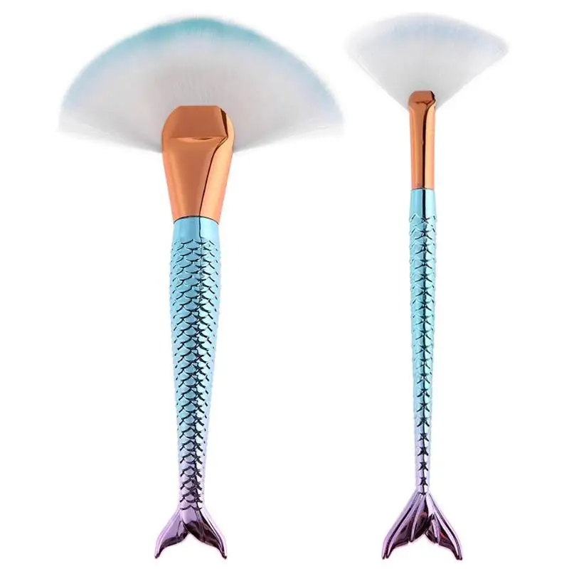1pc Mermaid Makeup Brushes Super Soft Pro Face Fan Foundation Cosmetics Make Up Pincel Powder Contour Highlighter Brush
1pc Mermaid Makeup Brushes Super Soft Pro Face Fan Foundation Cosmetics Make Up Pincel Powder Contour Highlighter Brush