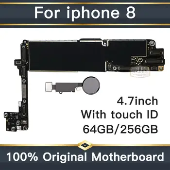 100% Unlocked Logic Board For iPhone 8 Original Motherboard For iPhone 8 With Touch ID Clean iCould ID With Full Chips
100% Unlocked Logic Board For iPhone 8 Original Motherboard For iPhone 8 With Touch ID Clean iCould ID With Full Chips