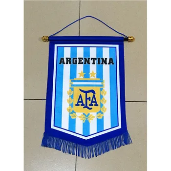 2018 Football World Cup Argentina National Footbal 36cm*23cm Size Double Sides Christmas decorations Hanging Flag Banner Gifts
2018 Football World Cup Argentina National Footbal 36cm*23cm Size Double Sides Christmas decorations Hanging Flag Banner Gifts