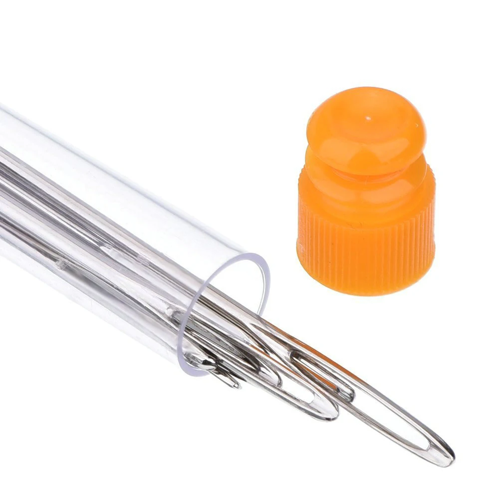 9Pcs/set Hand Sewing Needle 3 sizes Large-eye Stainless Steel Blunt Needles Knitting Embroidery Tool DIY Sewing Accessories
9Pcs/set Hand Sewing Needle 3 sizes Large-eye Stainless Steel Blunt Needles Knitting Embroidery Tool DIY Sewing Accessories