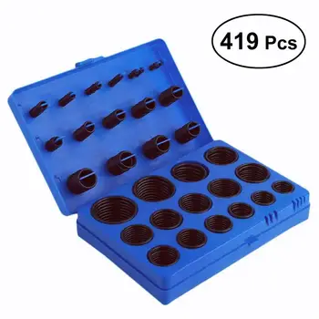 419Pcs Rubber O Ring Assortment Kit Electrical Gasket for Insulation Gasket Washer Seals Air Conditioning Automotive Boat and RV
419Pcs Rubber O Ring Assortment Kit Electrical Gasket for Insulation Gasket Washer Seals Air Conditioning Automotive Boat and RV
