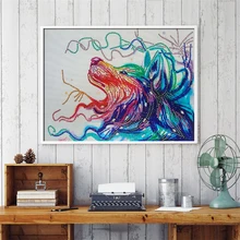 DIY Diamond Painting 5D Shaped Diamond Painting Full Drill Waterproof Diamond Paintings Bedroom Living Room Decoration