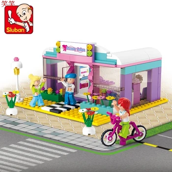 Sluban B0526 Pink Dream Girl Barber shop Store Hairdresser's Model DIY Building Blocks Bricks Assembly Toy for Children no Box
Sluban B0526 Pink Dream Girl Barber shop Store Hairdresser's Model DIY Building Blocks Bricks Assembly Toy for Children no Box