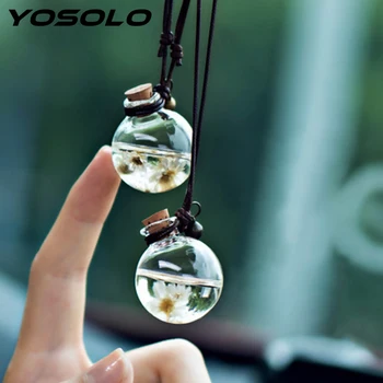 YOSOLO Car Hanging Perfume Pendant Empty Glass Bottle For Essential Oils Diffuser Air Freshener Fragrance Car-styling Decoration
YOSOLO Car Hanging Perfume Pendant Empty Glass Bottle For Essential Oils Diffuser Air Freshener Fragrance Car-styling Decoration