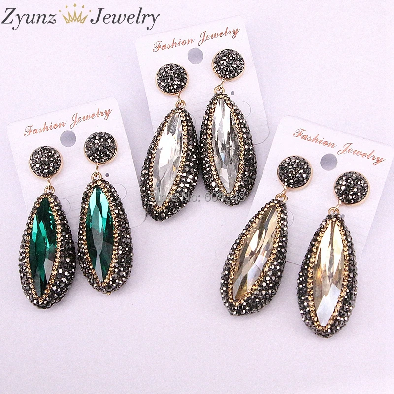 5Pairs ZYZ335-6715 Mix Color Cat Eye Stone Drop Earrings Rhinestone Crystal Paved Dangle Earringd for Women Gifts
5Pairs ZYZ335-6715 Mix Color Cat Eye Stone Drop Earrings Rhinestone Crystal Paved Dangle Earringd for Women Gifts