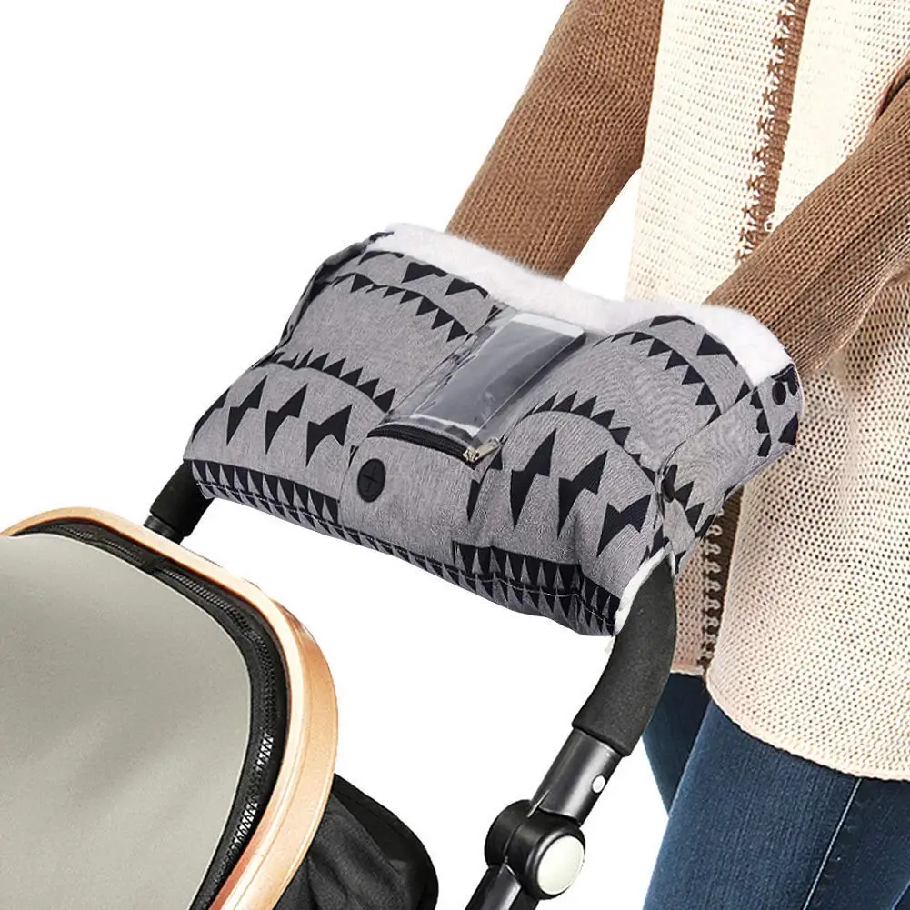 Stroller Hand Anti-Freeze Waterproof Gloves With Cell Phone Pocket Warmer Winter Gift For One Size Gray
Stroller Hand Anti-Freeze Waterproof Gloves With Cell Phone Pocket Warmer Winter Gift For One Size Gray