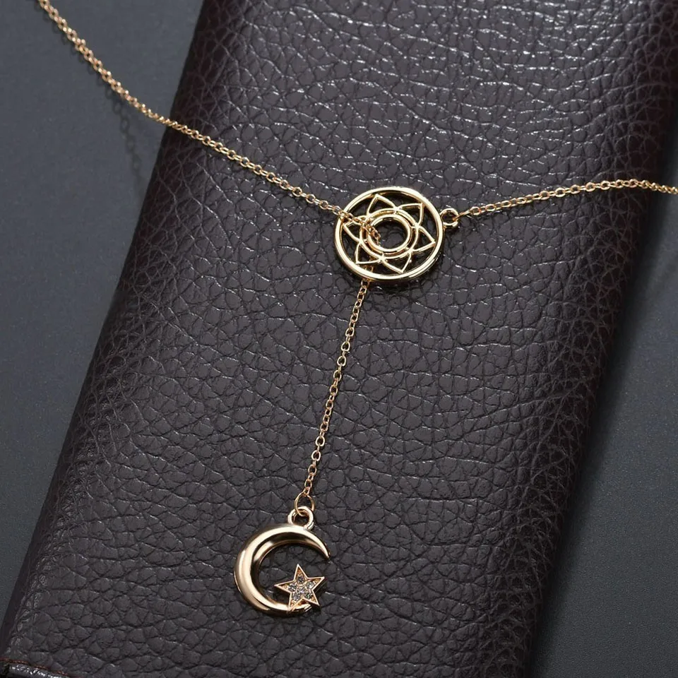 Brand Handmade Hollow Round Moon Necklaces For Women High Quality Pendant Necklaces Wonderful Wedding Necklaces Chain
Brand Handmade Hollow Round Moon Necklaces For Women High Quality Pendant Necklaces Wonderful Wedding Necklaces Chain