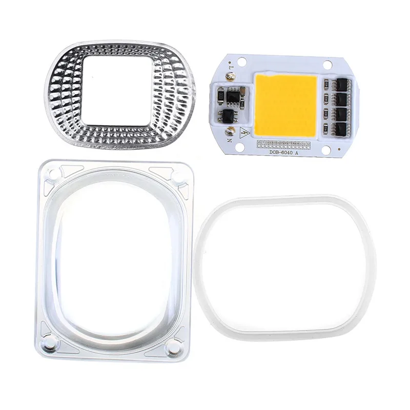 CLAITE 10pcs High Power 50W Warm White LED COB Light Chip with Lens for DIY Flood Spotlight AC220V Sources for Flood Light
CLAITE 10pcs High Power 50W Warm White LED COB Light Chip with Lens for DIY Flood Spotlight AC220V Sources for Flood Light