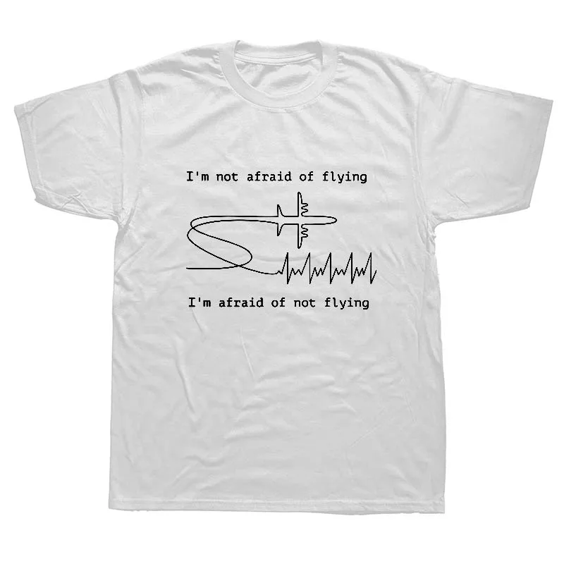 I'm Not Afraid of Flying Pilot Plane Funny T Shirt Men Summer Short Sleeve Streetwear T-Shirt Cotton Tees Black
I'm Not Afraid of Flying Pilot Plane Funny T Shirt Men Summer Short Sleeve Streetwear T-Shirt Cotton Tees Black