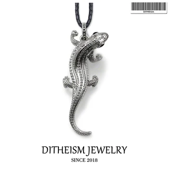 Leather Rope Necklace Salamander , 2018 New Fashion 925 Sterling Silver Jewelry European Punk Gift For Men Women Boy Girls
Leather Rope Necklace Salamander , 2018 New Fashion 925 Sterling Silver Jewelry European Punk Gift For Men Women Boy Girls