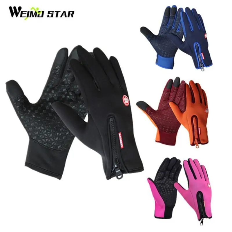 Weimostar Winter Thermal Fleece Cycling Gloves Full Finger Men Women Touch Screen MTB Bike Gloves Windproof Ski Bicycle Gloves
Weimostar Winter Thermal Fleece Cycling Gloves Full Finger Men Women Touch Screen MTB Bike Gloves Windproof Ski Bicycle Gloves