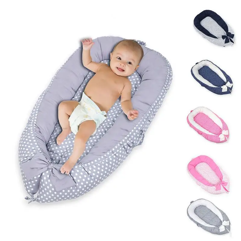 

Baby Bionic Bed Soft Cotton Newborn Mattress Detachable Washing Cushion With Mat Bab Crib Cotton Newborn Bed