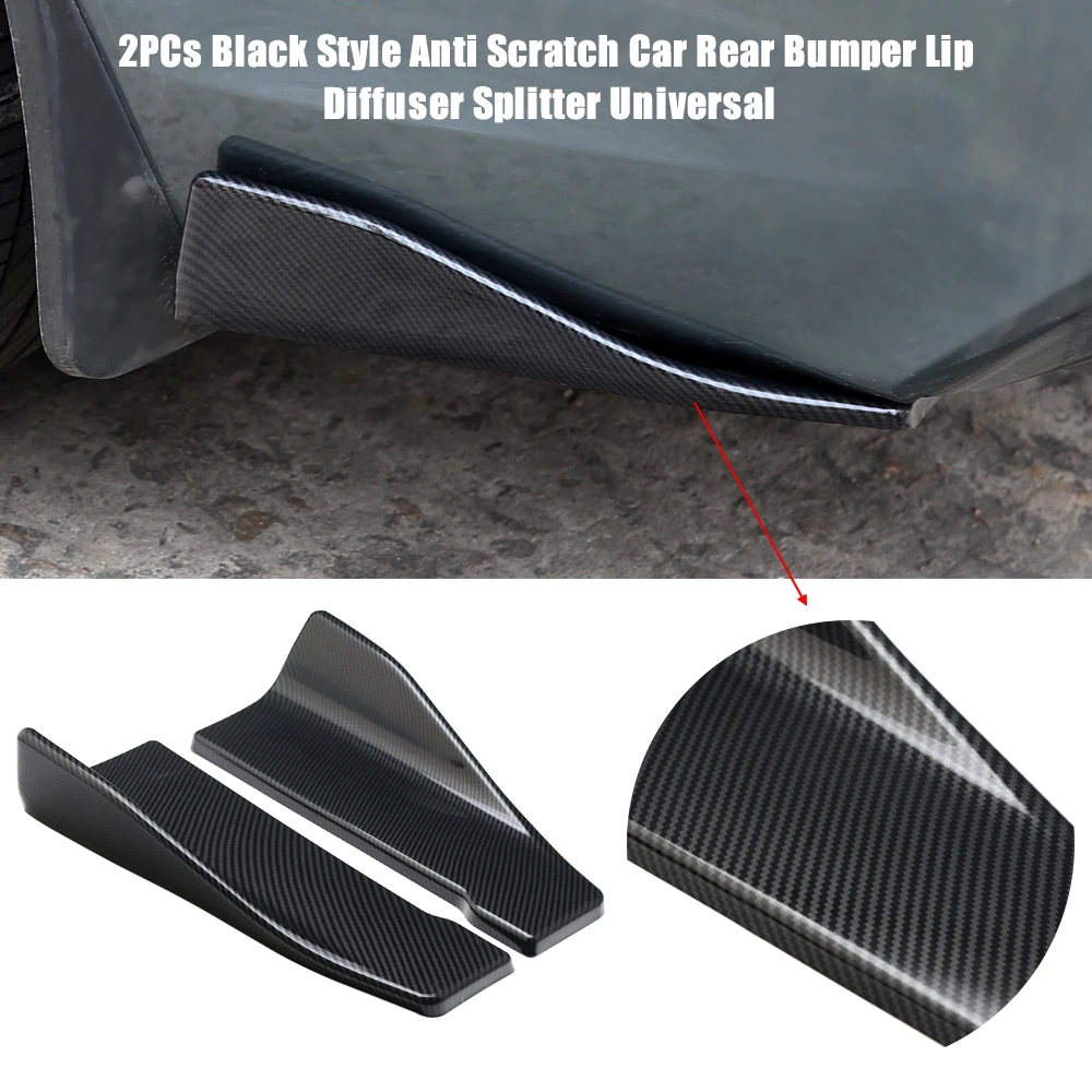 2PCs Universal Carbon Fiber Style Anti Scratch Car Rear Bumper Lip Diffuser Splitter For Tesla Model 3 Bmw E46 E90 Ford Focus 2
2PCs Universal Carbon Fiber Style Anti Scratch Car Rear Bumper Lip Diffuser Splitter For Tesla Model 3 Bmw E46 E90 Ford Focus 2