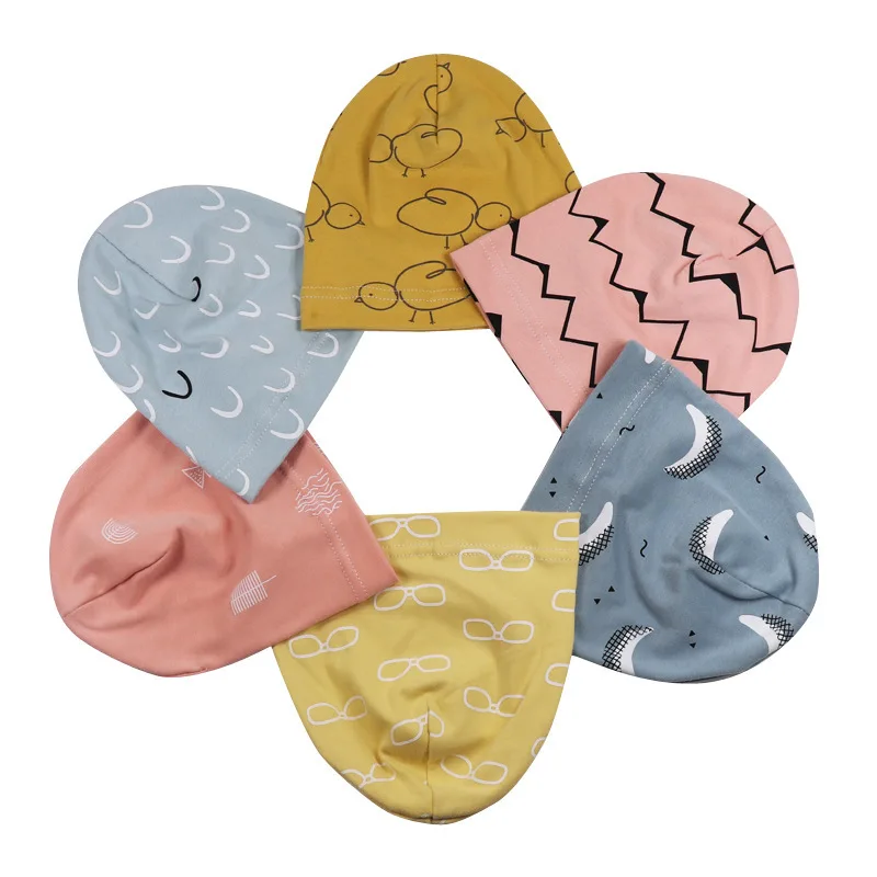 2019 New Lovely Pullover Hats Thin Section Monolayer Pure Cotton Baby Hats Children Hats Age Of Application 0-2 Year
2019 New Lovely Pullover Hats Thin Section Monolayer Pure Cotton Baby Hats Children Hats Age Of Application 0-2 Year
