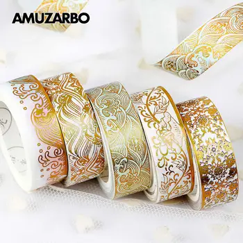 Gold Foiled DIY Masking Tape Glitter Washi Tape Paper Sticky Adhesive Chinease Style Pattern Stationery School Supplies
Gold Foiled DIY Masking Tape Glitter Washi Tape Paper Sticky Adhesive Chinease Style Pattern Stationery School Supplies