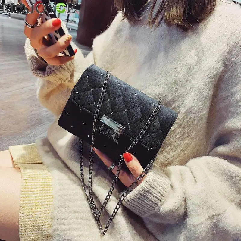 Women Bag Female Handbags Woolen Over Shoulder Bag Crossbody Quilted Chain Diamond Red Small Flap Lock Fashion Sling Lady Bags
Women Bag Female Handbags Woolen Over Shoulder Bag Crossbody Quilted Chain Diamond Red Small Flap Lock Fashion Sling Lady Bags
