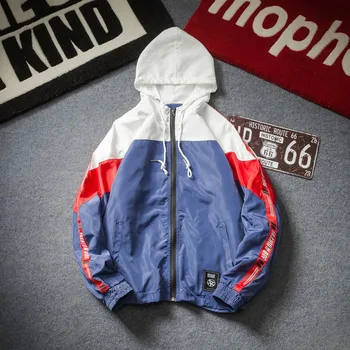 #2918 Spring Spliced Color Thin Jacket Men Hooded Coat Japan Style Hip Hop Jacket Windbreaker Harajuku Streetwear Plus Size 5XL
#2918 Spring Spliced Color Thin Jacket Men Hooded Coat Japan Style Hip Hop Jacket Windbreaker Harajuku Streetwear Plus Size 5XL